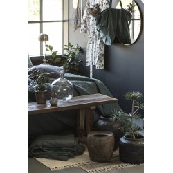 Ib Laursen quilt - Vintage quilt spruce blue 130x180 cm