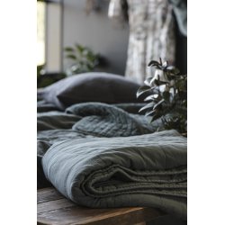 Ib Laursen quilt - Vintage quilt spruce blue 130x180 cm