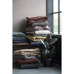 Ib Laursen quilt - Vintage quilt spruce blue 130x180 cm