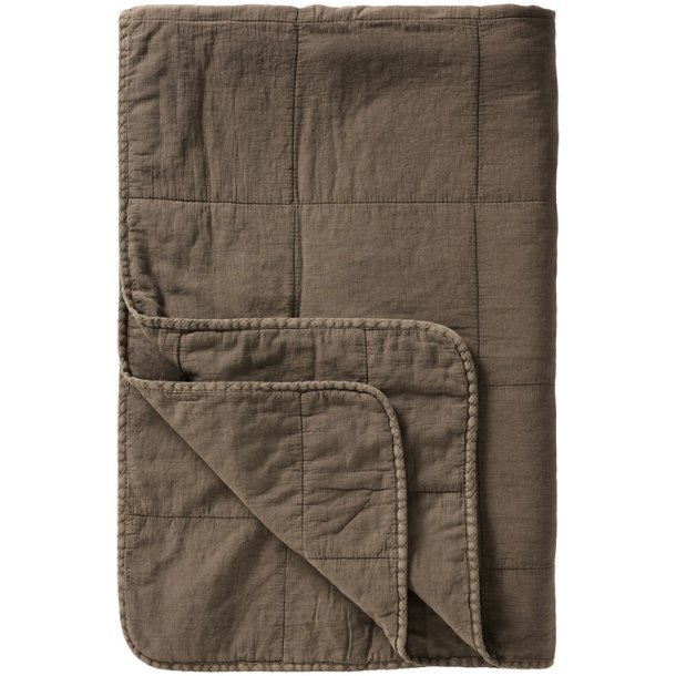 Ib Laursen quilt - Vintage quilt chocolate 130x180 cm