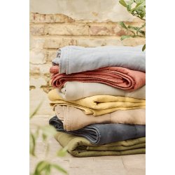 Ib Laursen Vintage quilt melon. 130x180 cm