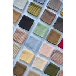 Ib Laursen Karklud Mynte Wheat Straw strikket 25x25 cm