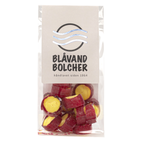 Bl�vand Rabarber bolsjer i pose