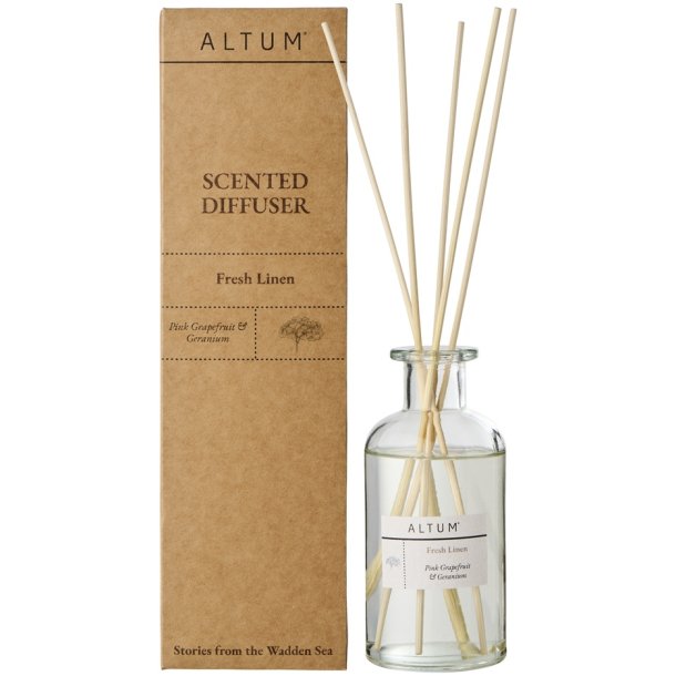 Ib Laursen Duftpinde ALTUM Fresh Linen 5 duftpinde medf�lger