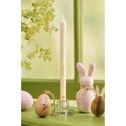 Ib Laursen Kertelys med Happy Easter stearin �:1,3 H:20 svanem�rket