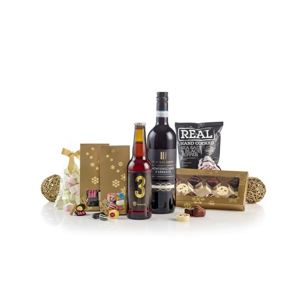 Gldelig jul gavepose eller kurv - 2025