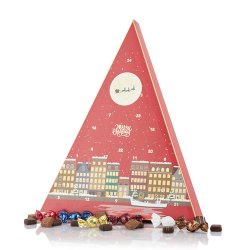 Cocoture 270g mix  chokoladekugler &amp; konfekt  i rd Cocoture trekant kalender 