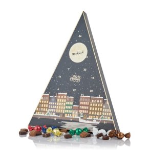 Cocoture 270g mix  chokoladekugler & konfekt i  mrkebl Cocoture trekant kalender 
