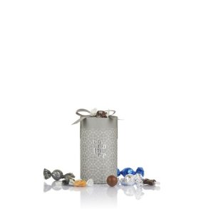 Cocoture - 250g mixet Cocoture chokoladekugler & karamelmix i GR�T gaver�r med sl�jfe