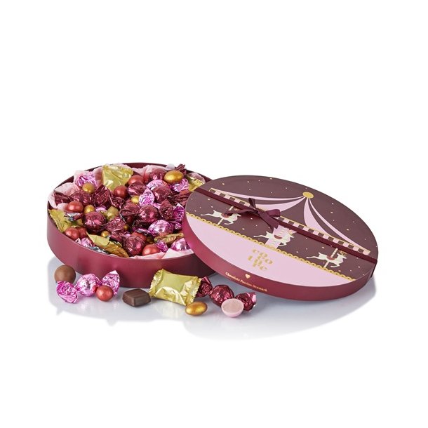 480g Cocoture mix af guldmandler, konfektstykker chokokugler, lakridskugler karrusel hatte�ske