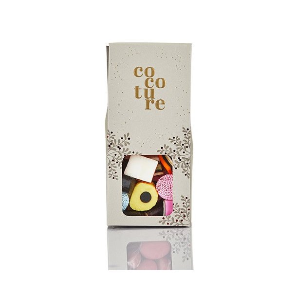 Cocoture - 90g lakridskonfekt i gr dragbox
