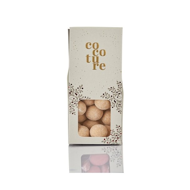 Cocoture -Karamellove, karamelliseret hvid chokolade med karamel &amp; havsalt i gr dragbox 90g