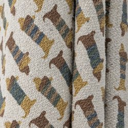 Bloomingville - t�ppe - Charlie Plaid, Multifarvet, Genanvendt Bomuld 160x130 cm