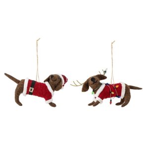 Bloomingville -Monty Ornament, Multifarvet, Uld, - s�t af 2 