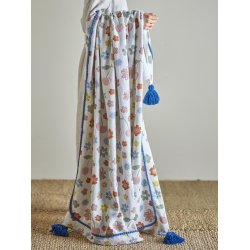 Bloomingville MINI Cherry Plaid, Multifarvet, Genanvendt Bomuld 160x130 cm