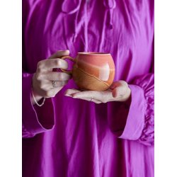 Bloomingville Paula Kop, Orange, Stent�j  D9 x H8 cm