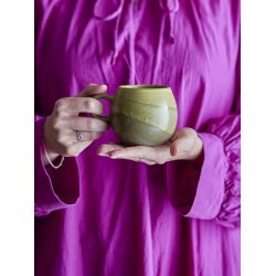 Bloomingville - Paula Kop, Grn, Stentj