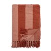 Bloomingville Frello Plaid, Orange, Genanvendt Bomuld 160x130 cm