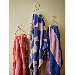 Bloomingville Frello Plaid, Orange, Genanvendt Bomuld 160x130 cm