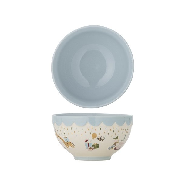 Bloomingville mini - Celebrate sk�l, Bl�, Stent�j