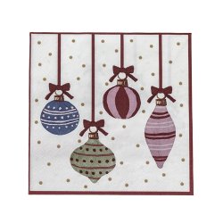 Bloomingville - Ornamentia Serviet, Multifarvet, FSC�Mix, - pakke med 20 stk 