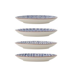 Bloomingville Karine Tallerken, Bl�, Stent�j - D20,5xH2,5 cm -  s�t af 4 