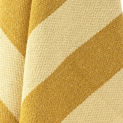 Bloomingville Frello Plaid, Gul, Genanvendt Bomuld 160x130 cm