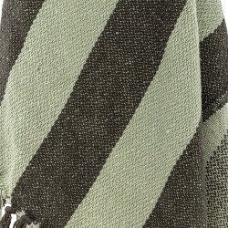 Bloomingville Frello Plaid, Gr�n, Genanvendt Bomuld 160x130 cm