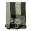 Bloomingville Frello Plaid, Gr�n, Genanvendt Bomuld 160x130 cm