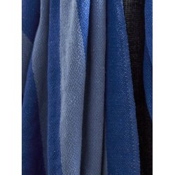 Bloomingville Frello Plaid, Bl�, Genanvendt Bomuld 160x130 cm