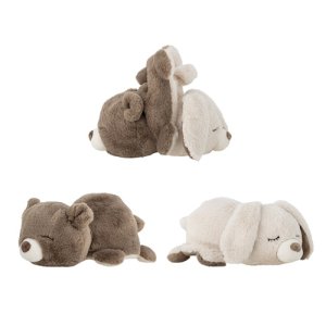 Bloomingville Mini - Berta Bamse, Brun, Polyester - vendbar