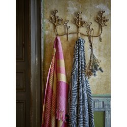 Bloomingville - Isnel Plaid, Pink, Genanvendt Bomuld - 160x130 cm.