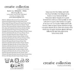 Bloomingville - Herringbone Plaid, Bl�, Genanvendt Bomuld - 160x130 cm.