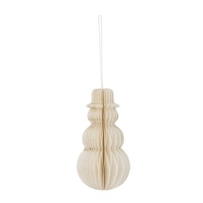Bloomingville - Felip Snemand Ornament, Hvid, FSC� Mix, Papir