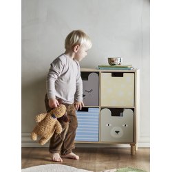 Bloomingville - Charlie Bamse, Multifarvet, Polyester