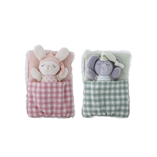 Bloomingville - Elie Dukke, Multifarvet, Polyester - s�t af 2