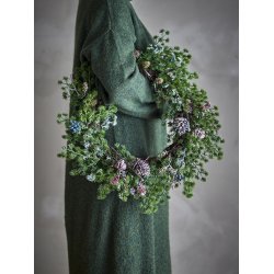 Bloomingville Cedar Krans, Gr�n, Kunstige Blomster D50xH11 cm