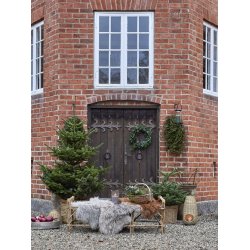 Bloomingville Cedar Krans, Gr�n, Kunstige Blomster D50xH11 cm