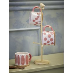 Bloomingville - Linora Krus, Rosa, Stentj 1 stk