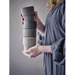 Bloomingville Ewan Kop, Brun, Stent�j, 4 stk. 