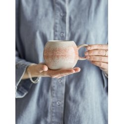 Bloomingville Paula Krus, Orange, Stent�j - D10,5xH8,5 cm