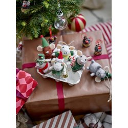Bloomingville -Peo Ornament, Gr�n, Uld, - 1 stk. v�lg variant
