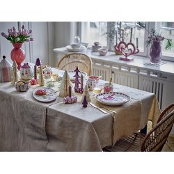 Bloomingville Tulip Buket, Rosa, Kunstige Blomster D17xH32 cm
