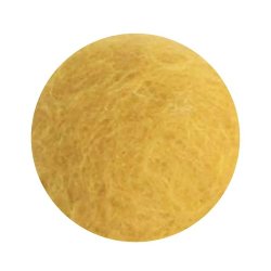 Gry &amp; Sif - Blomsterstilk varm gul Dia 3 - 30 cm - filt