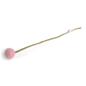 Gry & Sif - Blomsterstilk st�vet rosa Dia 3 - 30 cm - filt
