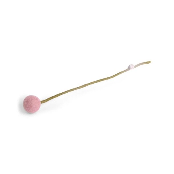 Gry &amp; Sif - Blomsterstilk st�vet rosa Dia 3 - 30 cm - filt