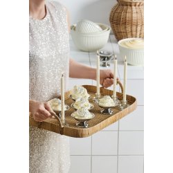 Ib Laursen Stage glas til 1,3 cm lys klar (kertelys) - 3,6 cm h�j