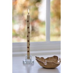 Ib Laursen Stage glas til 1,3 cm lys klar (kertelys) - 3,6 cm h�j