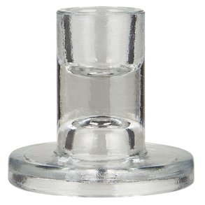 Ib Laursen Stage glas til 2,2 cm lys klar (kronelys eller bedelys)  - 6 cm h�j