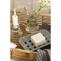 Ib Laursen Stage glas til 2,2 cm lys klar (kronelys eller bedelys)  - 6 cm h�j